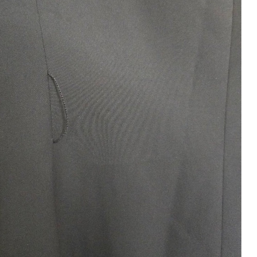 Anne Klein Long Black Belted Coat Fully Lined Button Front Size 14P - Picture 5 of 9